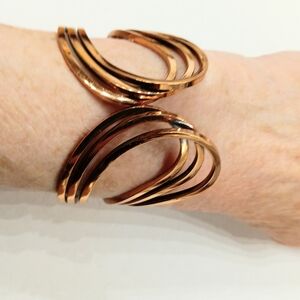 Vintage Signed Renoir Designer Clamp Bracelet